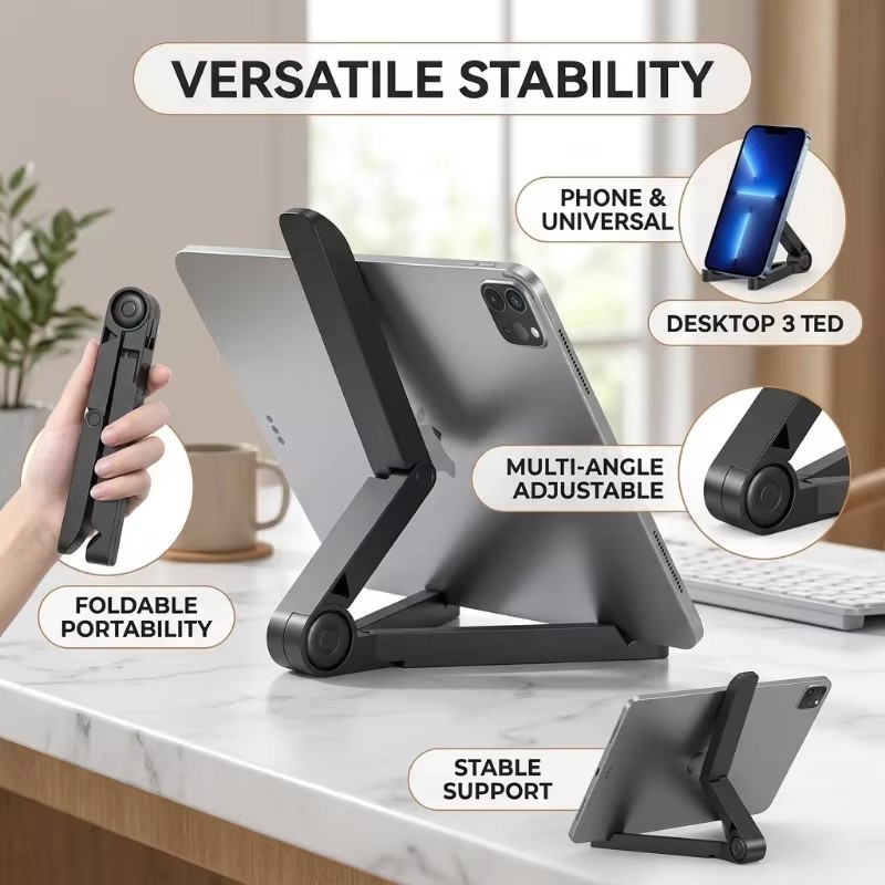 Tablet Accessories For Samsung - Universal Folding Tablet Holder For iPad