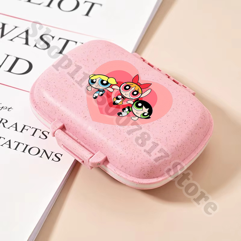 Tablet Accessories Gifts - Kawaii The Powerpuffs Cute Pill Storage
