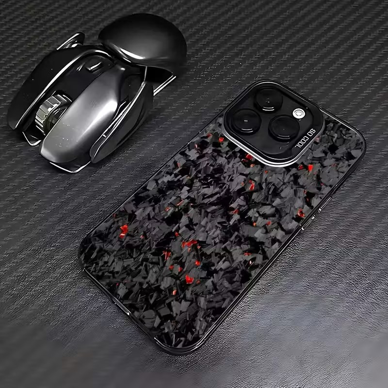 Xiaomi Redmi Note 14 - Geometric Carbon Fiber Pattern Phone Case