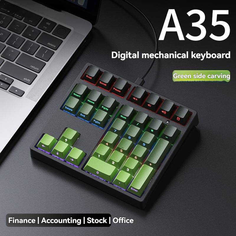 A35 Numeric Keyboard Wired Sin - Tablet Accessories Gifts 评论和价格