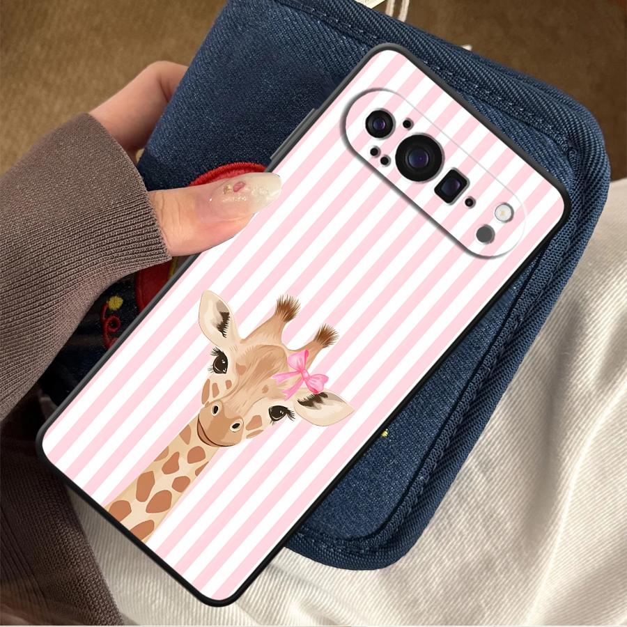 Cartoon Giraffe Funda Phone Co - Google Pixel 9 Pro 评论和价格