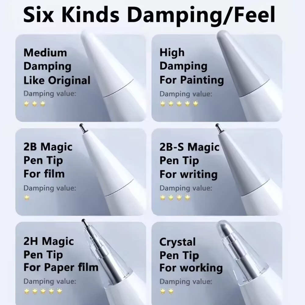 6 in 1 Replacement Pencil Tips - Huawei Tablet Accessories 评论和价格
