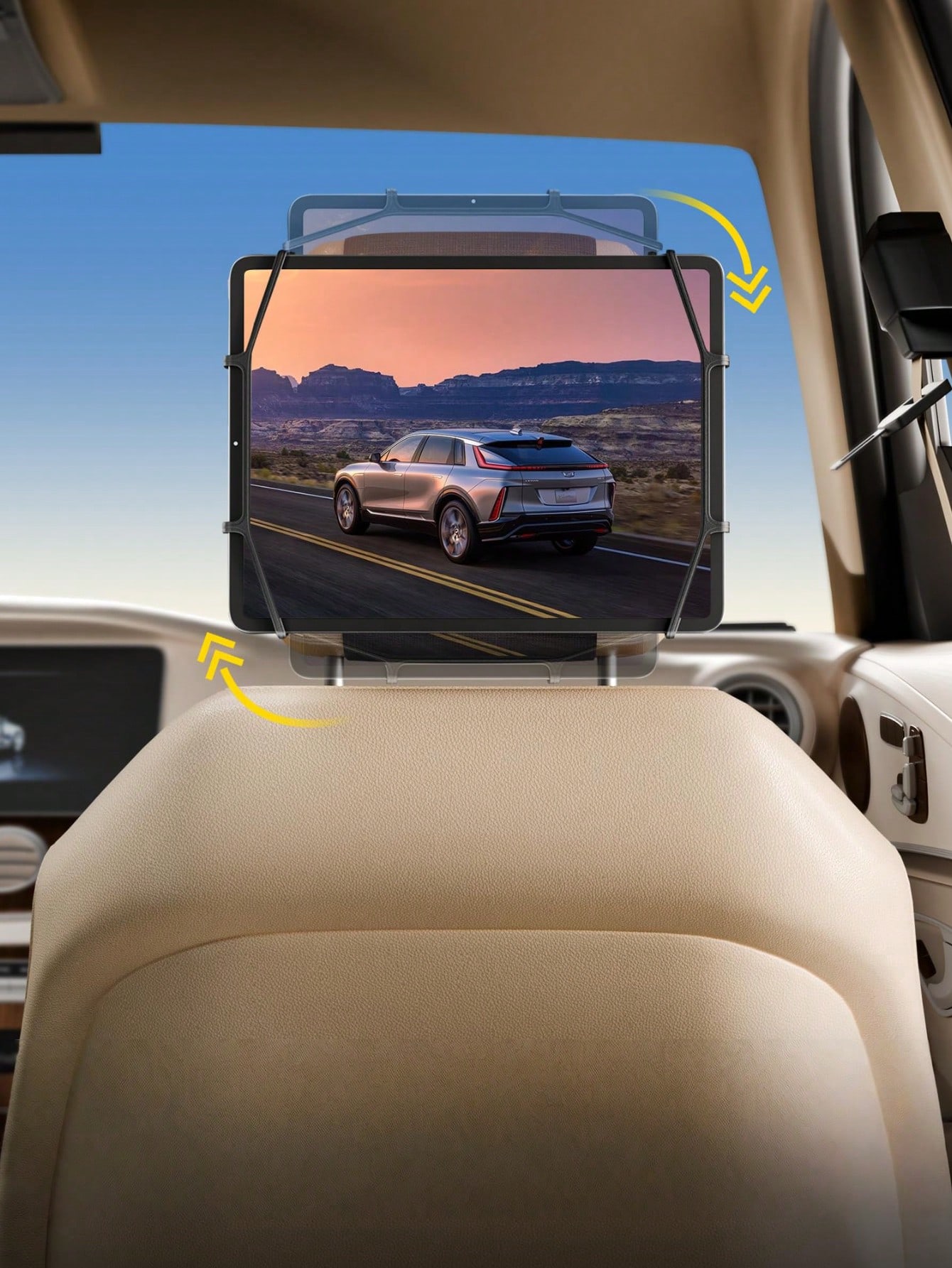 Car Headrest Tablet Holder – 3 - Trimble Tablet Accessories 评论和价格