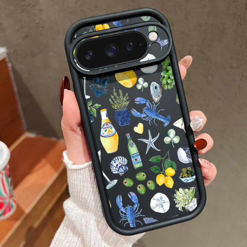 Ocean Whale Patterned TPU Phon - Google Pixel 9 Pro 评论和价格