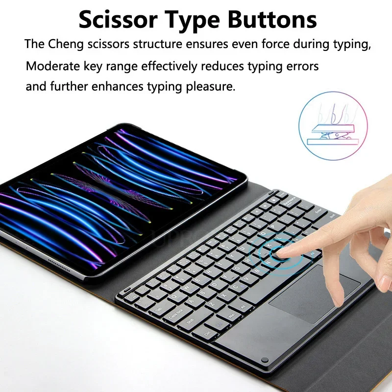 Touch Keyboard Case for Lenovo - Bluetooth Trackpad 评论和价格