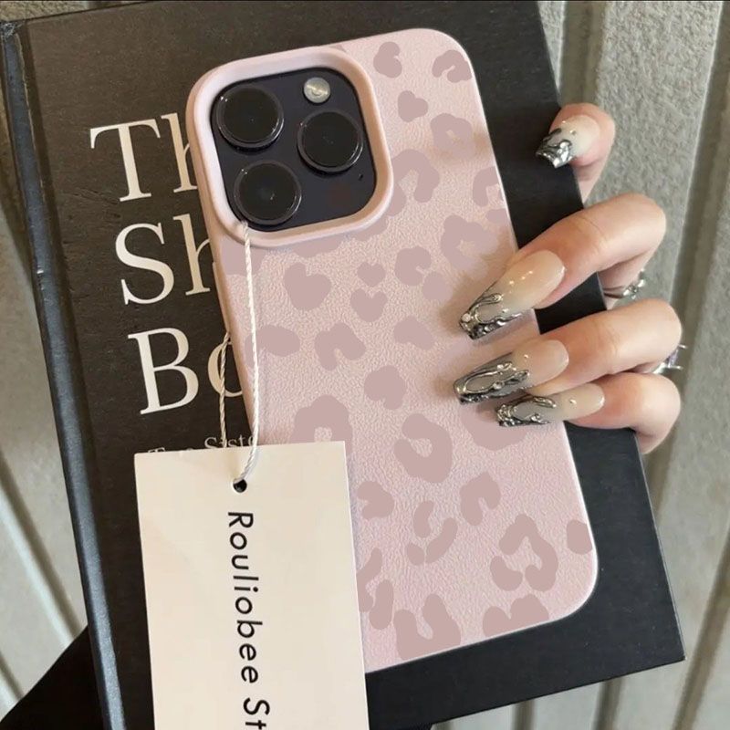 Pink Leopard Print Lichee Patt - Xiaomi Redmi Note 14 评论和价格