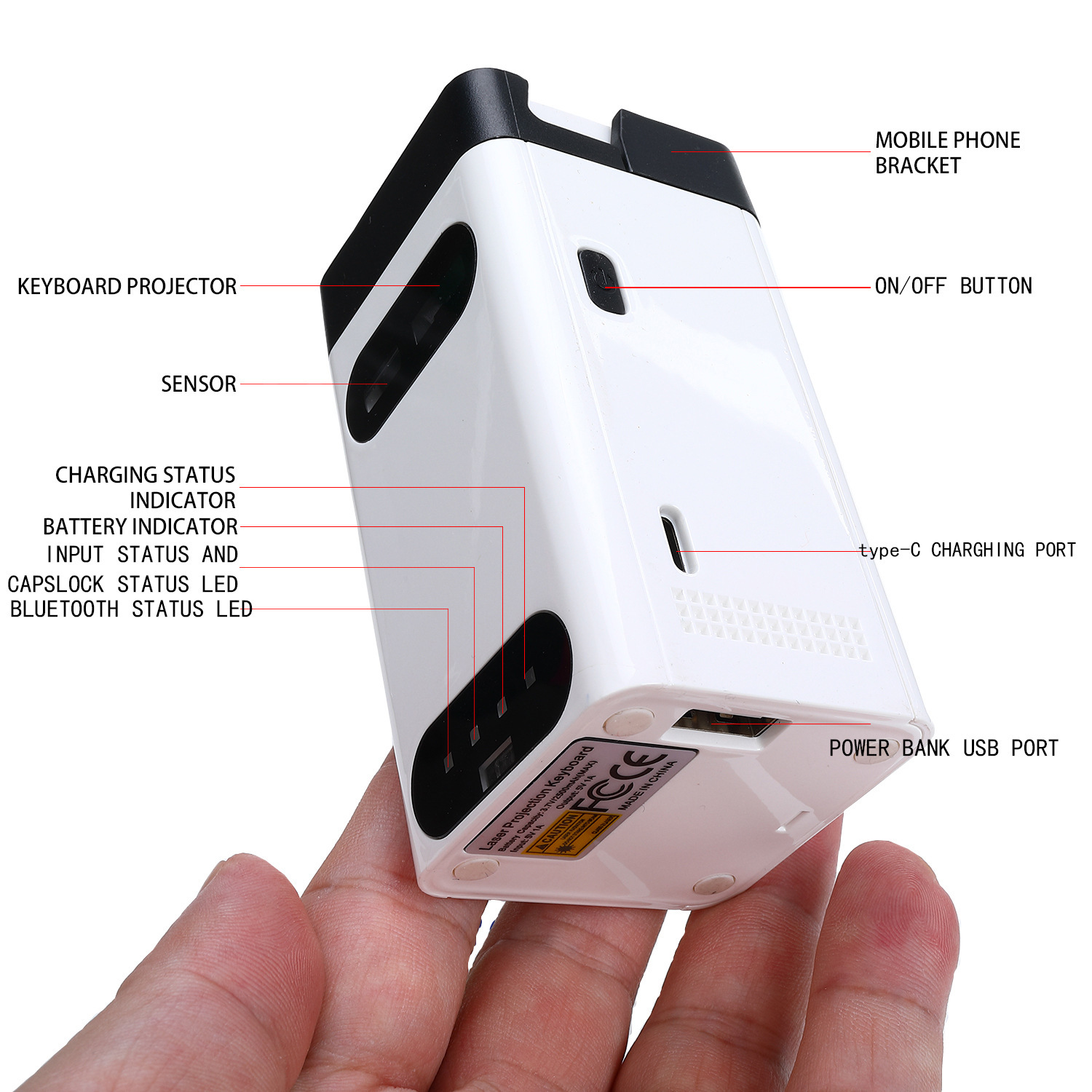Laser Projection Virtual Keybo - Bluetooth Trackpad 评论和价格