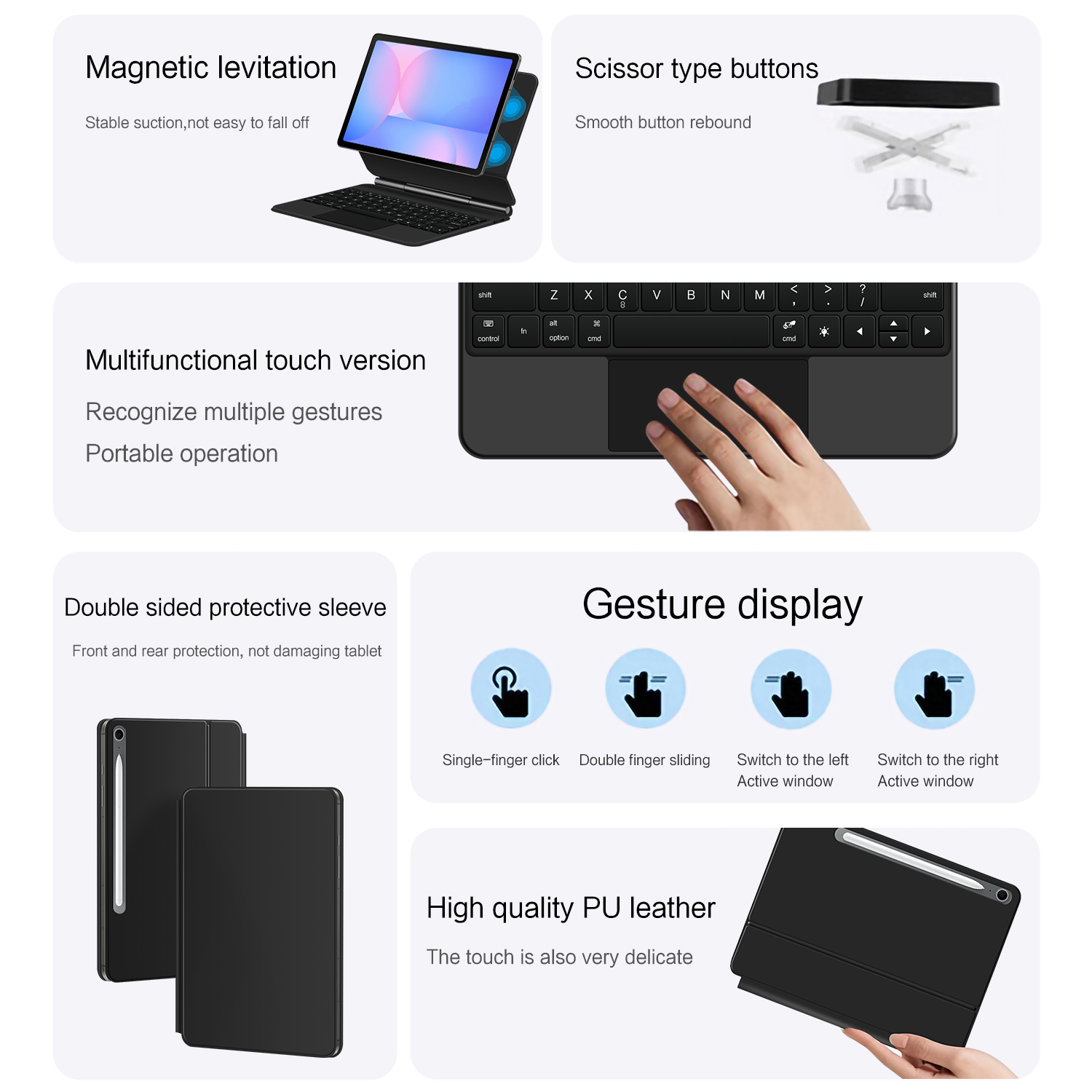 Magic Keyboard for Samsung Gal - Tablet Accessories For Samsung 评论和价格